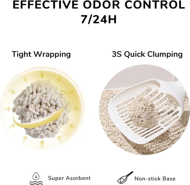 Detalle 2 de FUKUMARU Tofu Cat Litter 16 L flushable 🐱