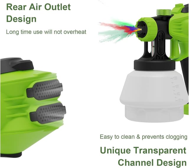 Thumbnail 6 de Farbsprühsysteme 700W HVLP 1200ml