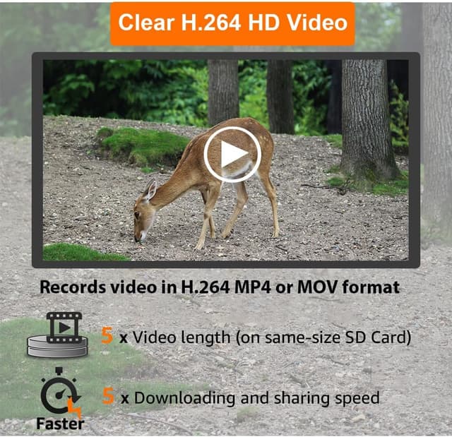 Detalle 2 de GardePro A3S Trail Camera 64MP, 1296P