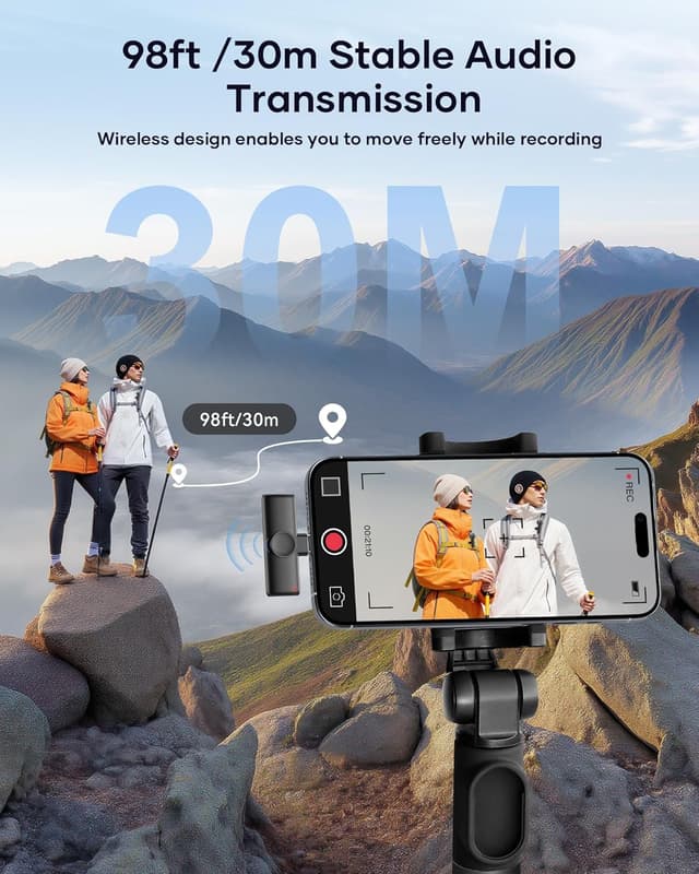 Thumbnail 2 de Wireless Lavalier Mic 2-Pack 🎤