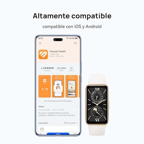 Thumbnail 6 de HUAWEI Band 9 rosa con pantalla AMOLED de 1,47”, TruSleep 4.0 y hasta 2 semanas de batería
