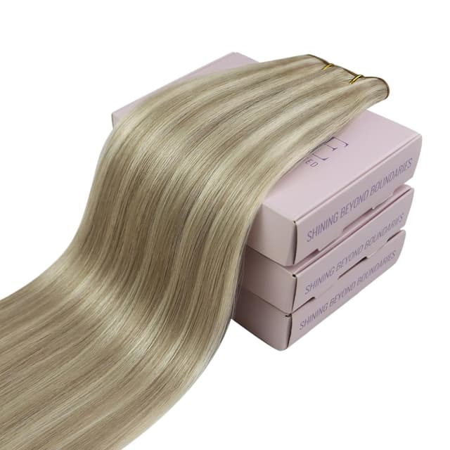 Thumbnail 5 de Fshine Echthaar Extensions 55 cm Haarverlängerung