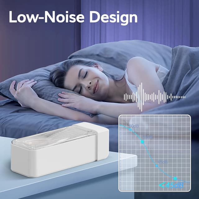 Thumbnail 6 de kunphy Ultraschallreinigungsgerät (600 ml, 42 kHz) für Brillen, Schmuck & Uhren