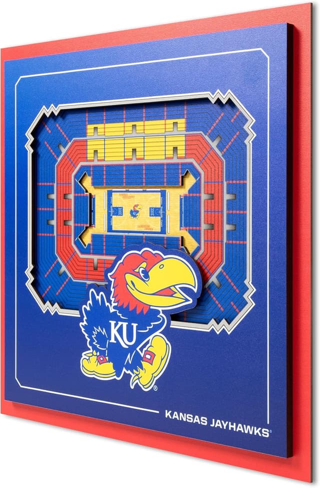 Thumbnail 6 de YouTheFan Officially-Licensed NCAA Stadium Series 3D Wall Art (12” x 12”)
