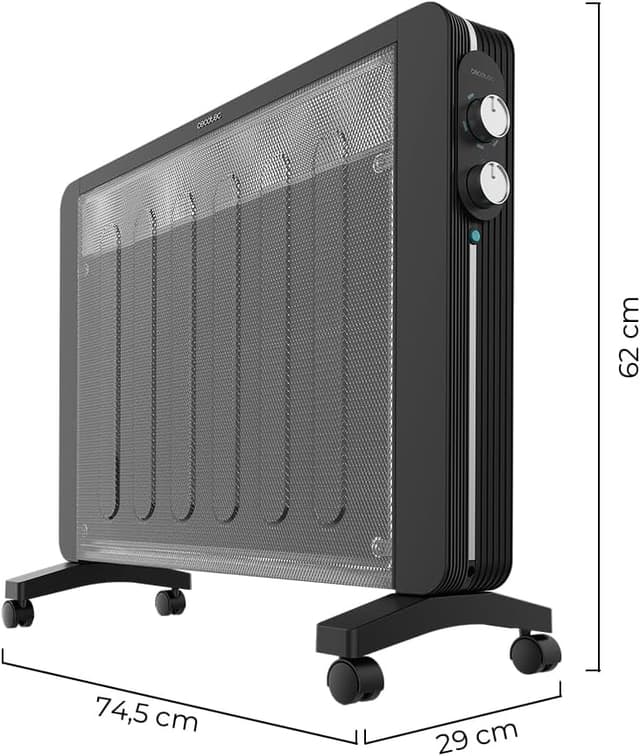 Detalle 2 de Cecotec Ready Warm 2000 Now piastra radiante in mica 2000 W con termostato e 2 livelli