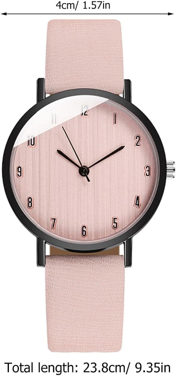 Detalle 2 de Quarzuhr Mädchen 2er Set mit Lederarmband