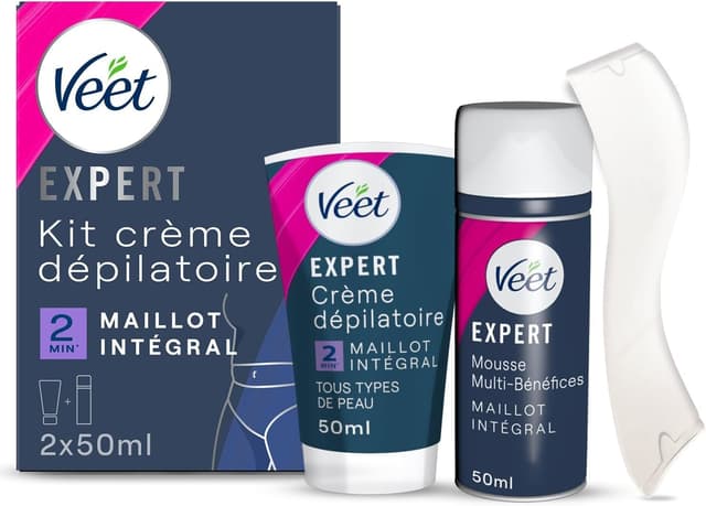 Imagen de Veet EXPERT Crème dépilatoire Maillot 2x50 ml en OfertitasTOP