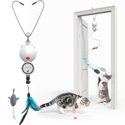 Imagen de FEELNEEDY Juguete interactivo para gato 2 modos en OfertitasTOP