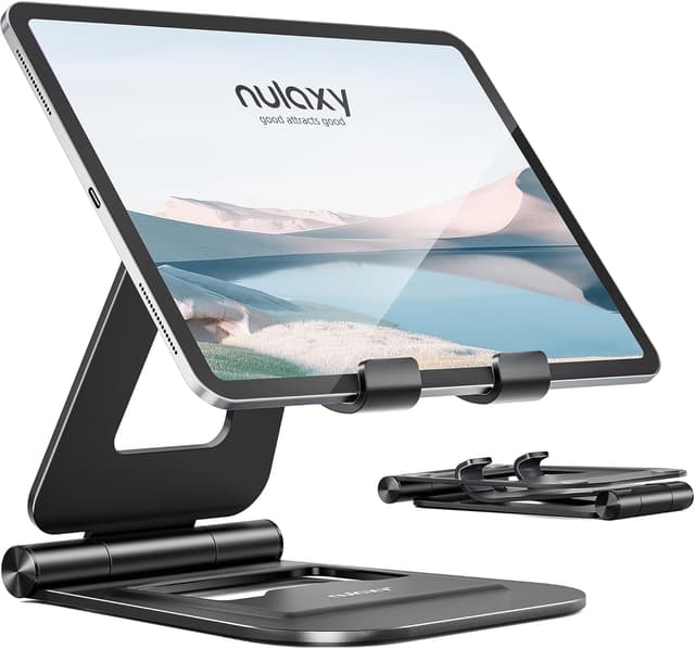 Detalle de Nulaxy Doppelter Faltständer für Tablet iPad