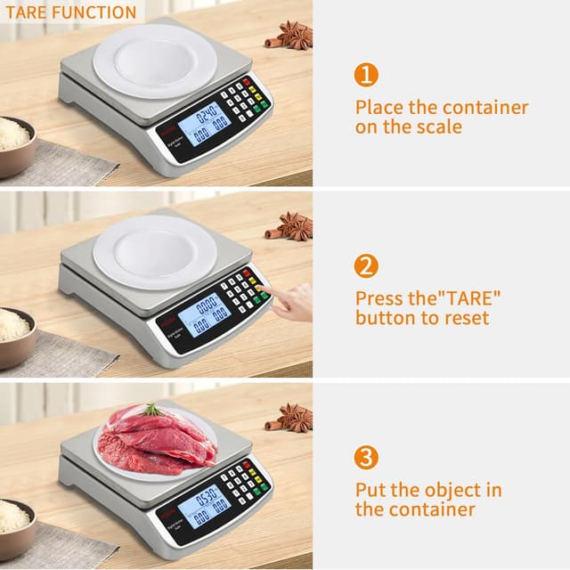 Thumbnail 6 de Food Scale 88lb/40kg Digital Kitchen Scale 1g ⚖