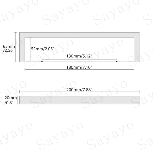 Thumbnail 5 de SAYAYO 20CM porte serviette mural