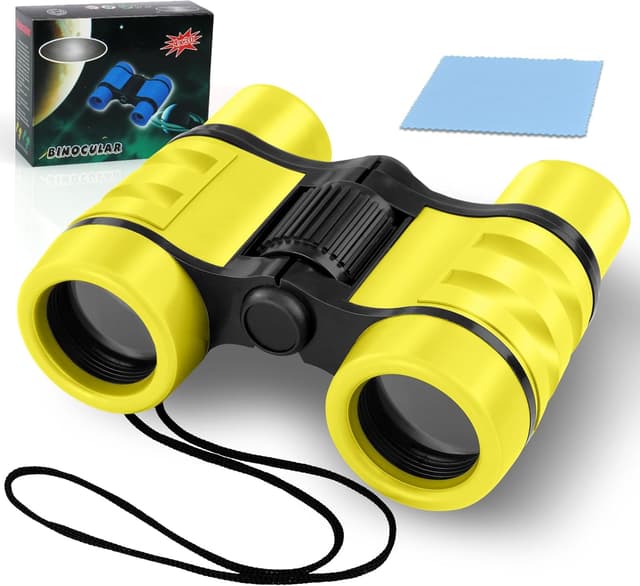 Detalle de OSDUE Binocolo per Bambini 4x30 mini e compatto per bird watching, campeggio ed escursionismo