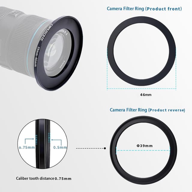Thumbnail 2 de CORUSCATE 39mm auf 46mm Adapter Ring