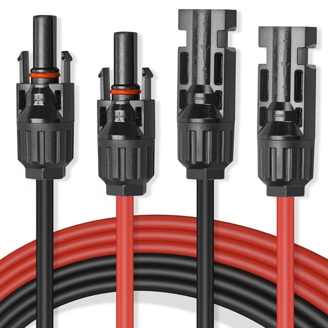 Thumbnail 6 de Solarkabel 6mm² 10 m (2 Rollen) mit Solarsteckern – Solar-Verlängerungskabel für Balkonkraftwerk