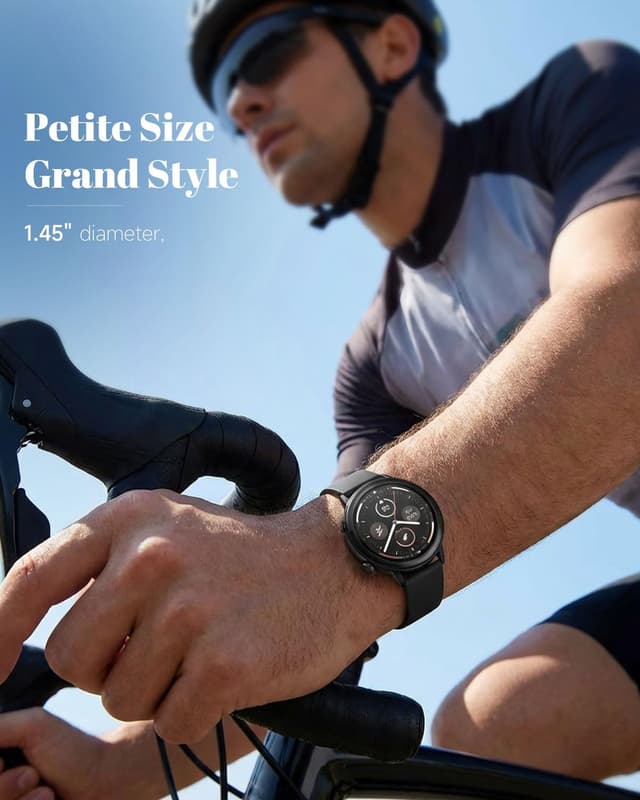 Detalle 2 de TOOBUR Petite Smart Watch (DR07) 37mm AMOLED – Fitness Tracker with Steps, Sleep & HR, Black