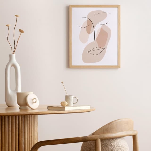 Detalle de puthiac 11x14 Solid Oak Wood Picture Frame (Plexi Front), Fits 8x10 with Mat or 11x14 Without Mat