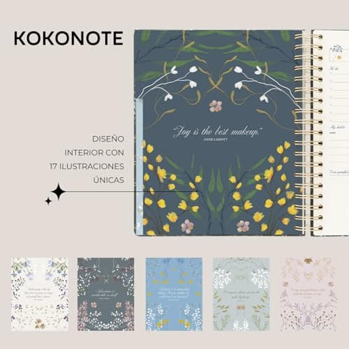 Detalle 2 de Kokonote Agenda 2026 Semana Vista 17 meses 📒