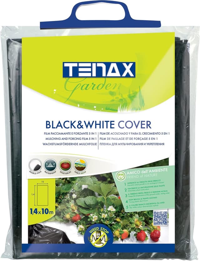 Thumbnail 6 de TENAX Black White Cover 1,40x10 m Film antierbacce