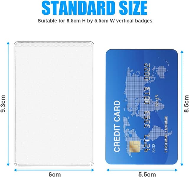 Detalle 2 de Vicloon Porte-Badges 50 pcs 9,3 x 6 cm