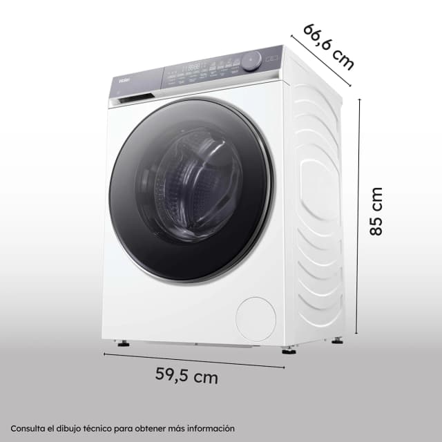 Detalle 2 de Haier HW120-B14367U-IB Lavadora 12 kg