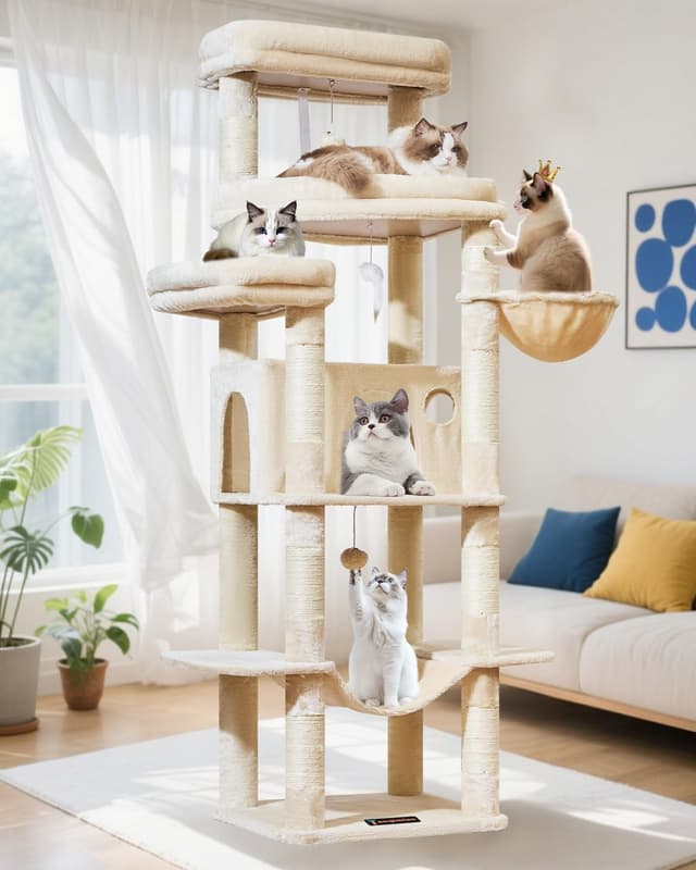 Detalle de Taoqimiao Cat Tree 180cm for big cats