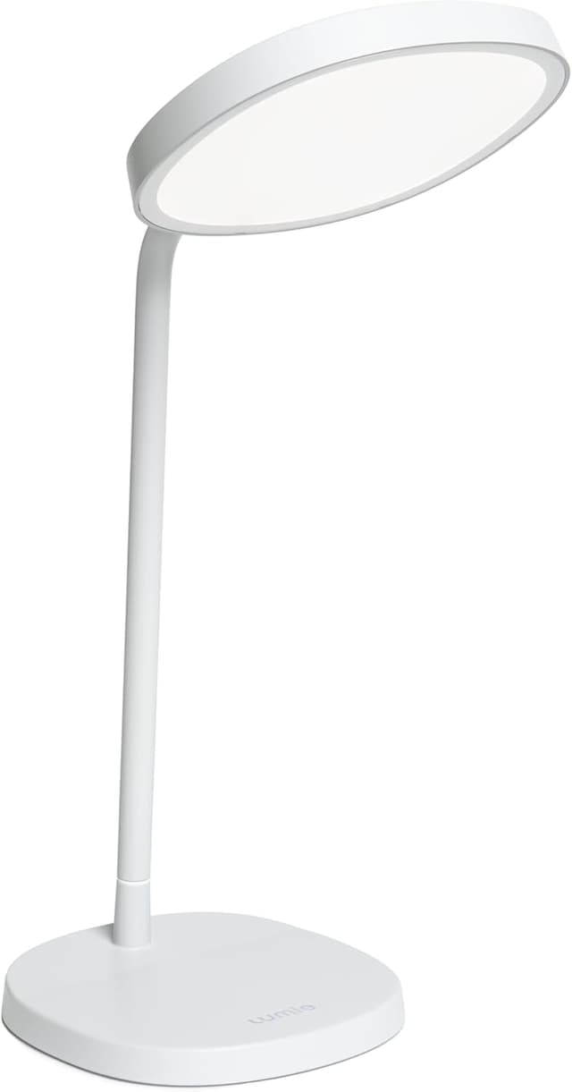 Detalle de Lumie Task lampada LED terapia luce 10.000 lux regolabile, bianco neve