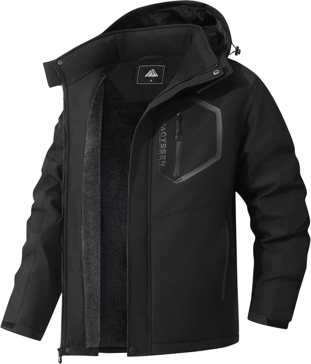 Imagen de MAOYSSEN Men's Ski Jacket with Fleece Lining ⚙ en OfertitasTOP