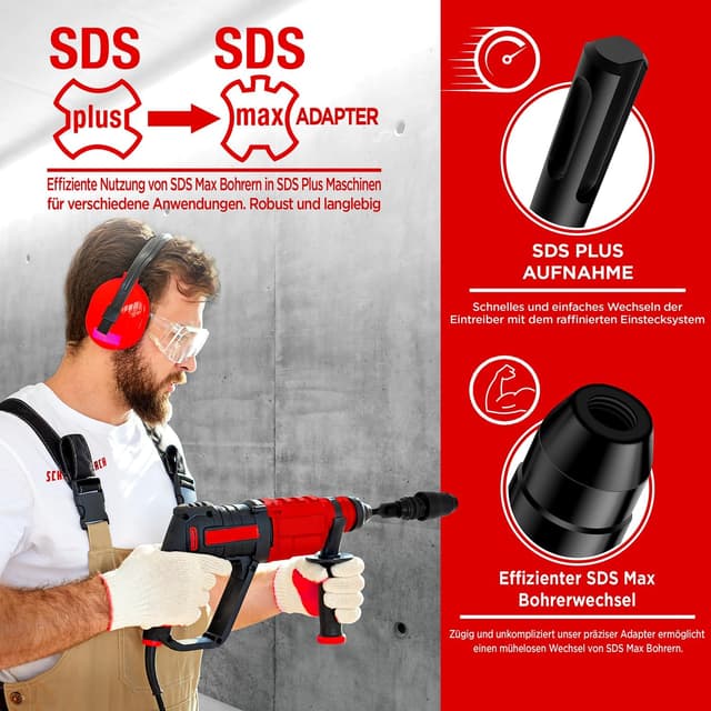 Detalle 2 de Adaptateur SDS Plus vers SDS Max 60Si2Mn