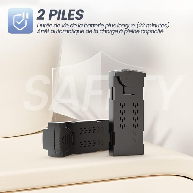 Thumbnail 4 de DEERC D70 Mini Drone 1080P FPV 2 piles