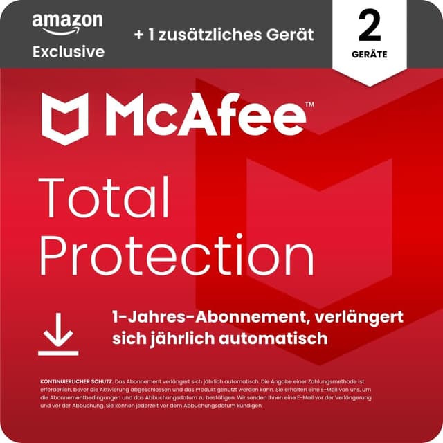 Detalle de McAfee Total Protection 2026 1-Jahres-Abonnement