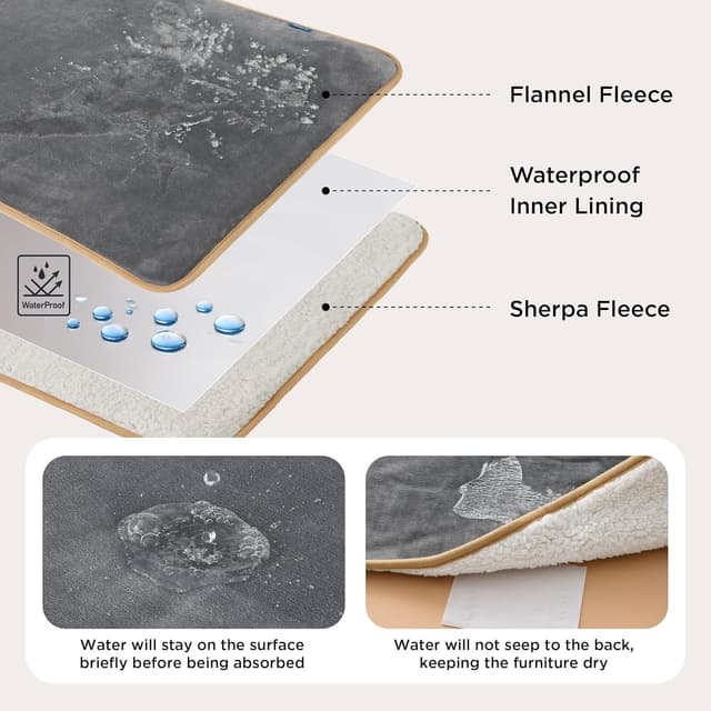 Detalle de LE SURE waterproof dog blanket 100x80cm