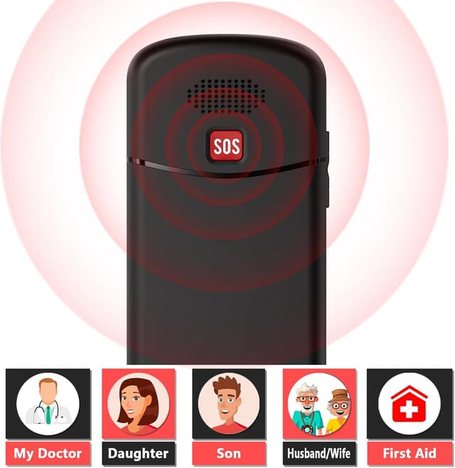 Detalle 2 de ukuu Big Button Mobile Phone 800mAh