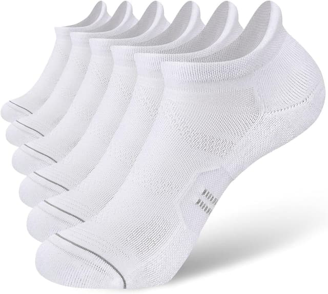 Detalle de CS CELERSPORT 6 Pack Ankle Running Socks — Cushioned