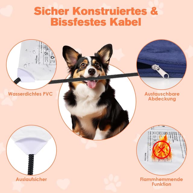 Thumbnail 4 de acetek Haustier Heizdecke 45 × 70 cm