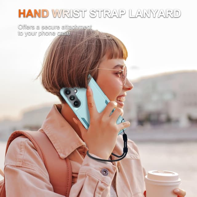 Detalle 2 de RMOCR Military-Grade Galaxy S25 FE Case (Screen Protector + Camera Lens Cover) in Mint Green