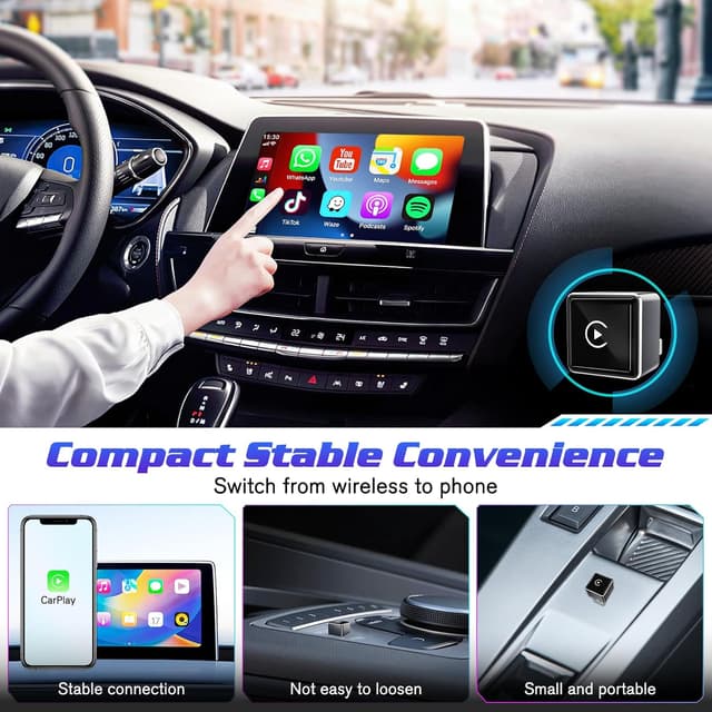 Detalle de Mini Wireless CarPlay Adapter für iPhone