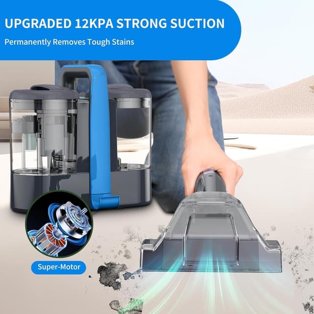 Thumbnail 5 de Lavatappeti portatile 450W 12 kPa per tappeti e tappezzeria