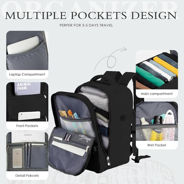 Detalle de Ryanair 40x30x20 underseat cabin bag