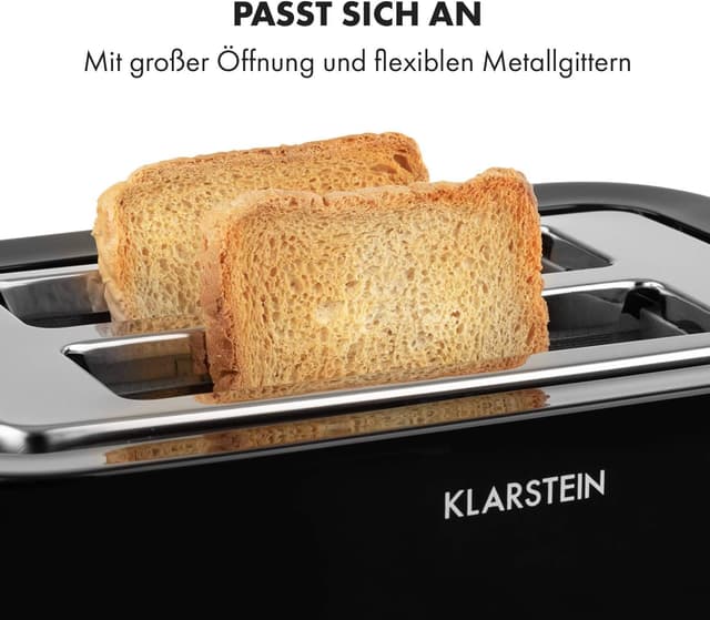 Thumbnail 6 de Klarstein Arabica grille-pain 920W avec panneau tactile et fonctions dégivrage/préchauffage