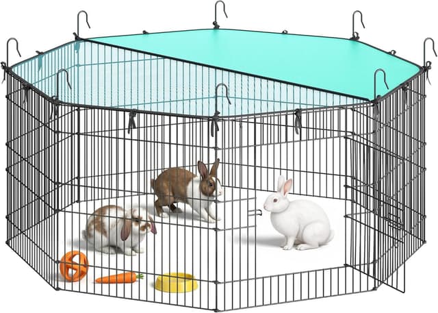 Imagen de SONGMICS Enclos pour Petits Animaux 175 x 175 cm en OfertitasTOP