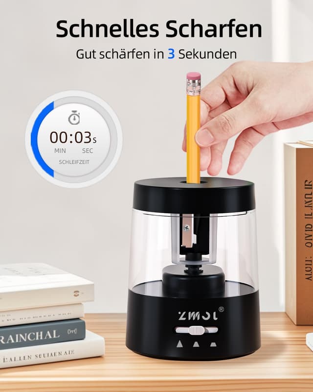 Thumbnail 4 de Zmol Elektrischer Anspitzer 6–8 mm kompakt