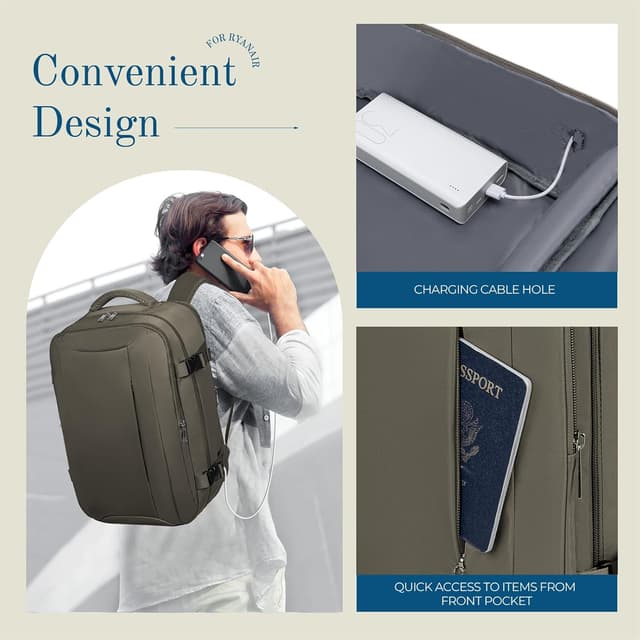 Thumbnail 4 de Lossga Mochila Viaje Cabina 40x20x25