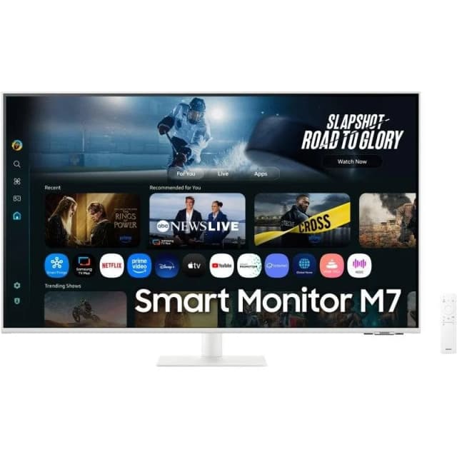 Detalle de Samsung Smart Monitor M7 M70F de 43" 4K Ultra HD 60 Hz VA con Smart HDR10 (blanco)