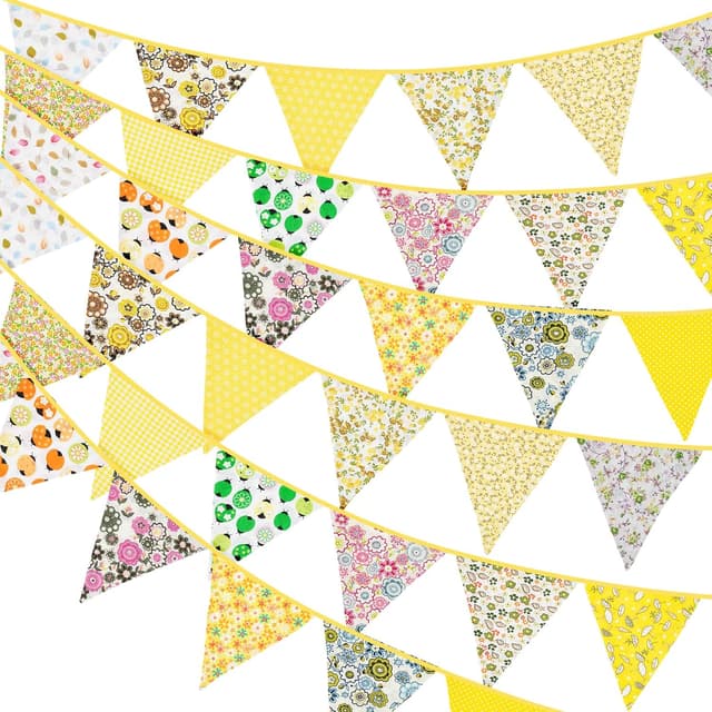 Detalle 2 de G2PLUS Süße Beidseitig Wimpel Girlande 10 m