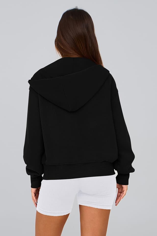 Detalle 2 de PRETTYGARDEN Zip Up Hoodie Women S-M-L-XL
