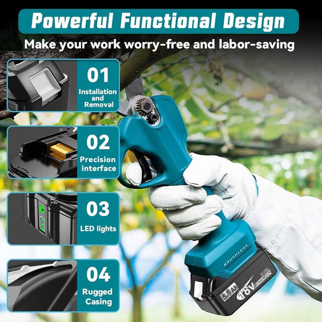 Thumbnail 2 de Powtree 18V Akku 5500mAh für Makita