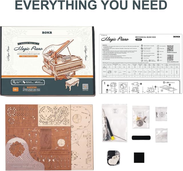Thumbnail 5 de ROKR Magic Piano maquette 223 pièces 🧩