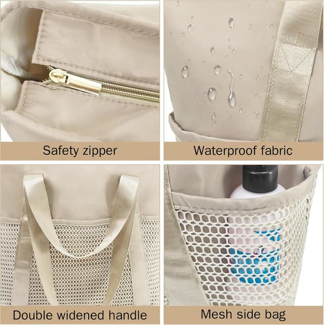 Thumbnail 4 de beifon Strandtasche XXL 37x36x19 cm