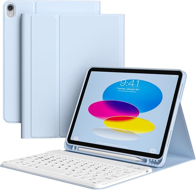 Detalle de KVTVOU Keyboard Case for iPad 11th Gen A16 2025