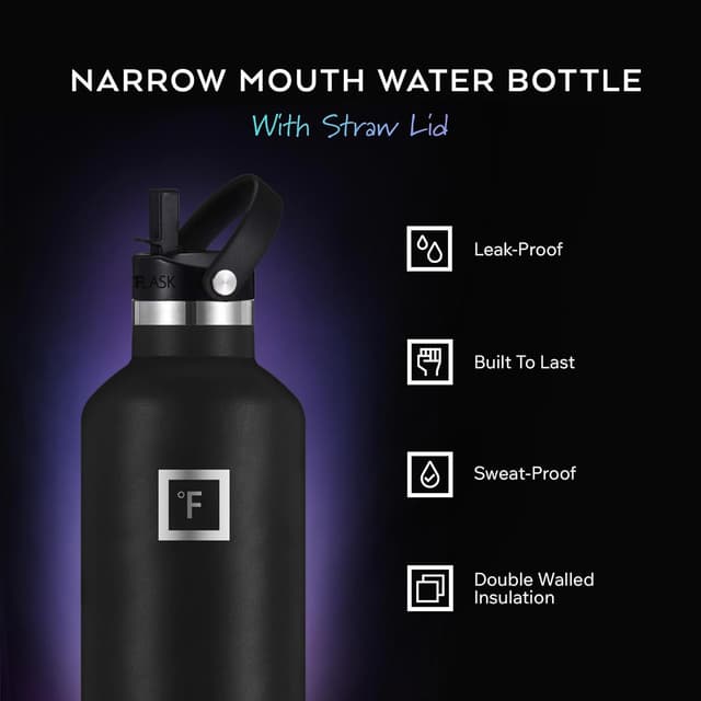 Detalle 2 de IRON °FLASK 24 oz Insulated Bottle 🥤